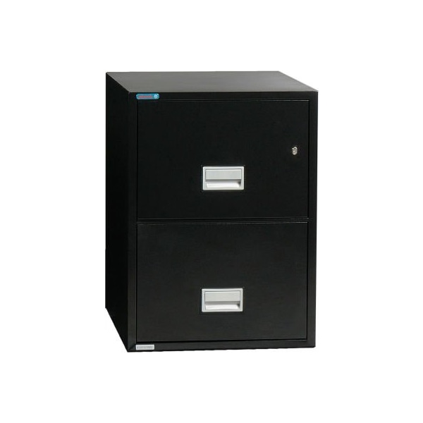 Phoenix Safe International Phoenix Safe Vertical 31" 2-Drawer Legal Fire and Water Resistant File Cabinet, Black - LGL2W31B LGL2W31B - main